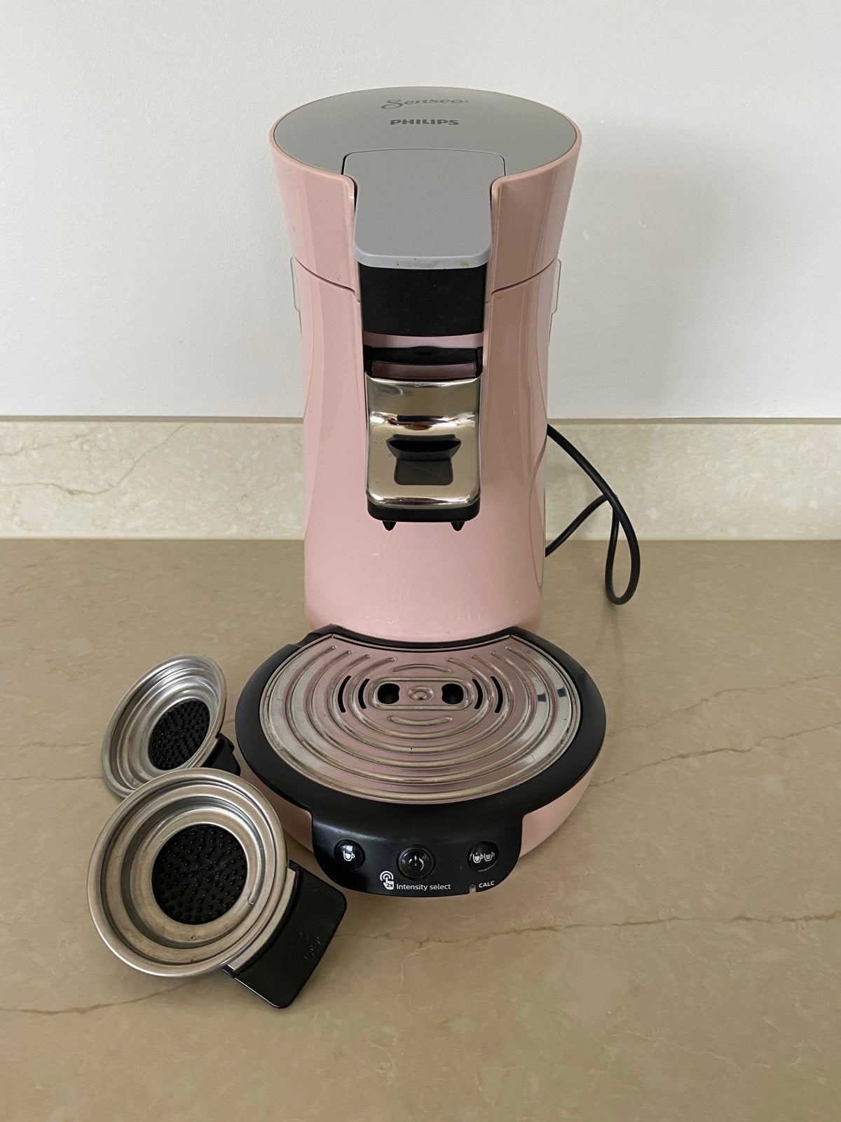 Philips Senseo koffiezetapparaat - Roze, Ophalen, Koffiepads en cups, Gebruikt, Koffiemachine