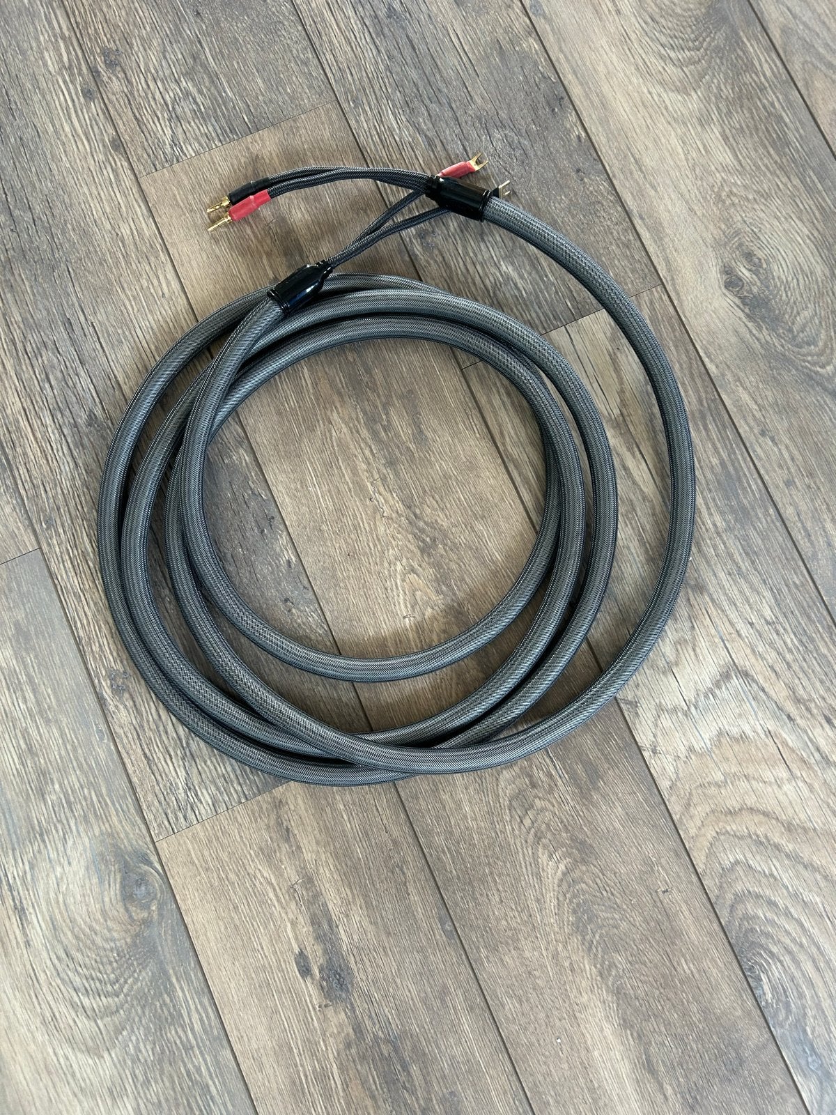 Set van 2 W&M LS 02 Luidsprekerkabels - 5 meter, Ophalen of Verzenden, Gebruikt, 5 tot 10 meter, Luidsprekerkabel