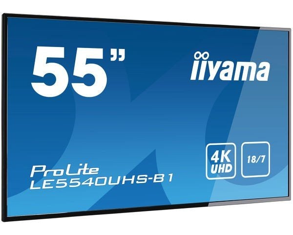 55" iiyama ProLite LE5540UHS-B1 4K Digital Signage Scherm