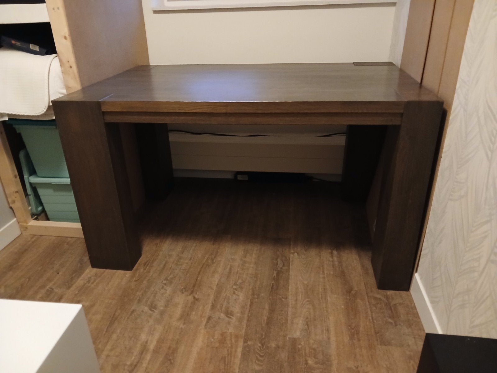 Eikenhouten tafel - Gebruikt maar in goede staat, Ophalen, Gebruikt, Eikenhout, 50 tot 100 cm
