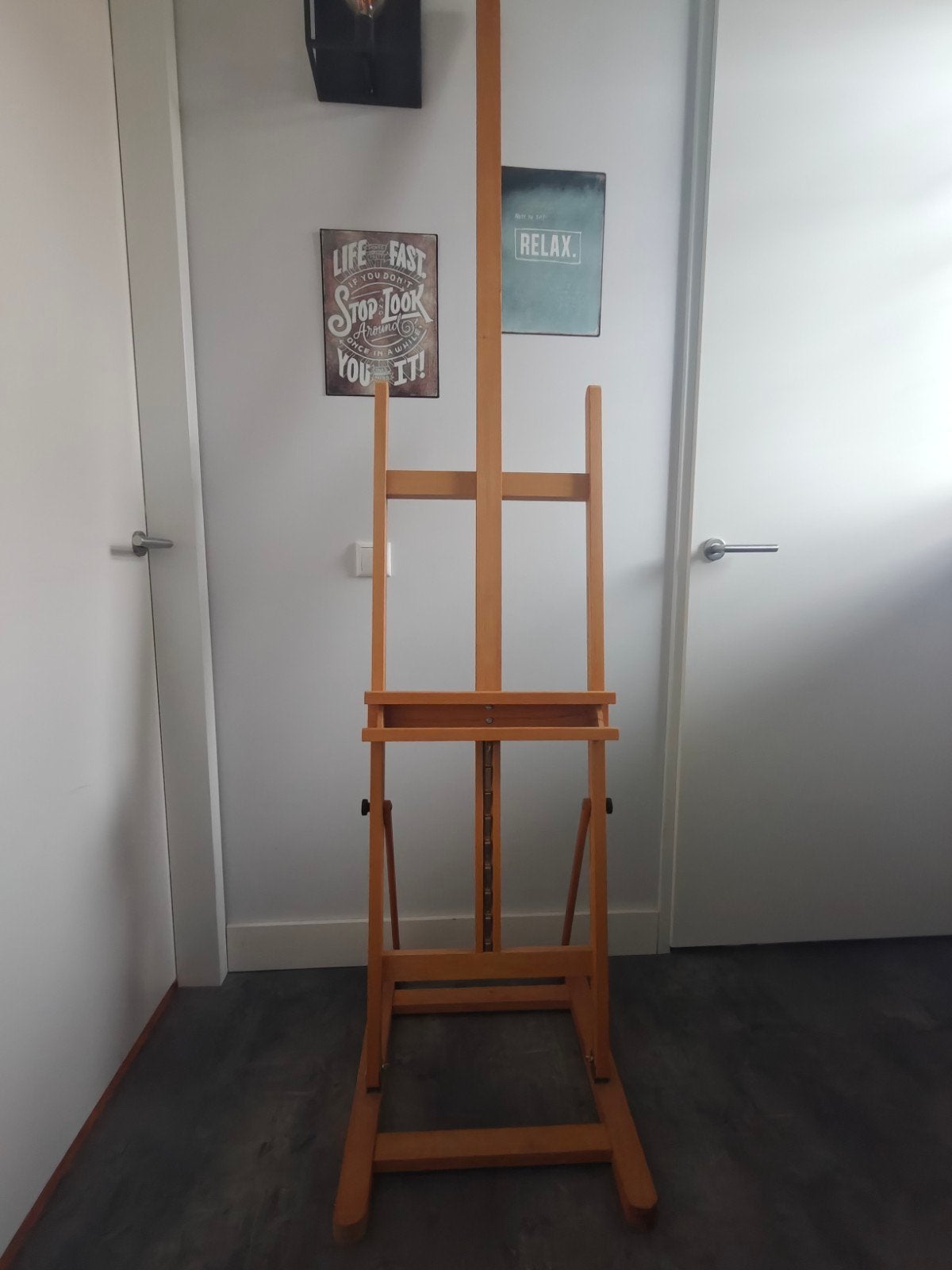 Houten schildersezel - licht gebruikt, Hobby en Vrije tijd, Schilderen, Ophalen of Verzenden
