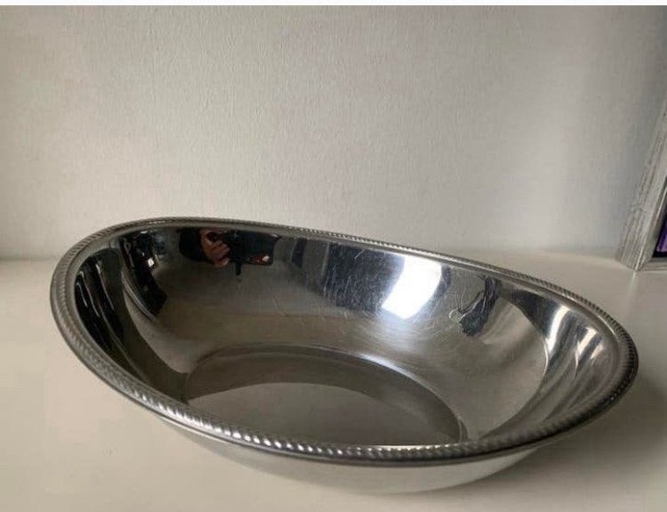 ALESSI schaal - sloep - 28x21x7cm - RVS - als nieuw, Ophalen of Verzenden