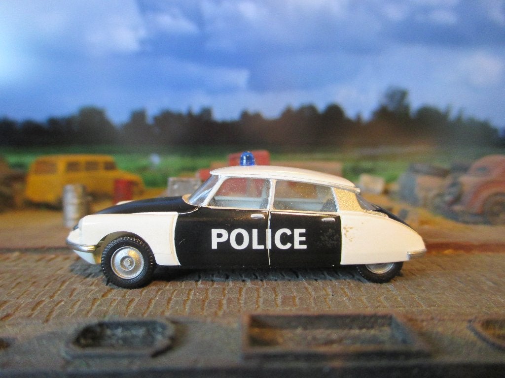 Citroën ID 19 - Wiking Police / Politie Frankrijk, Ophalen of Verzenden, Zo goed als nieuw, Auto, Wiking