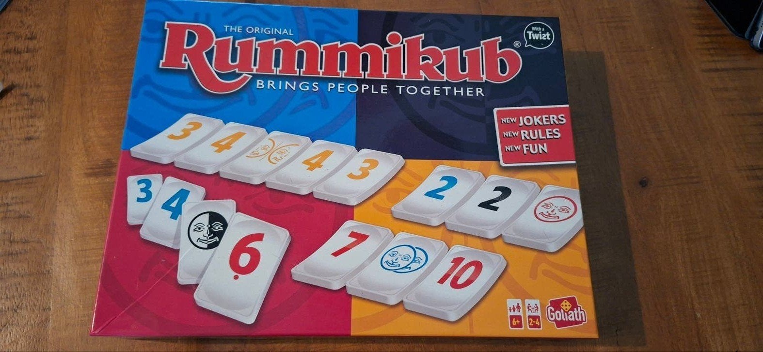 Rummikub  TWIST, Drie of vier spelers, Ophalen, Zo goed als nieuw, Goliath