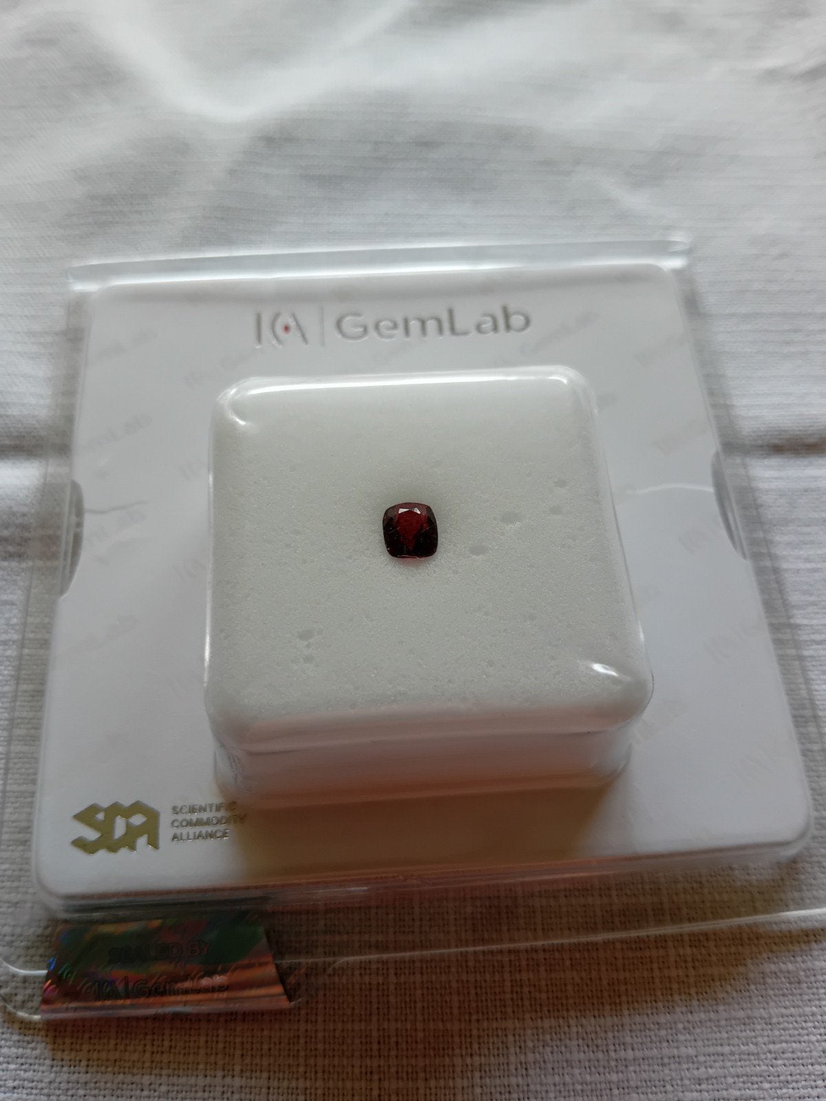 Natuurlijke Rode Spinel Edelsteen 1.11 cts ICA GemLab, Ophalen of Verzenden, Nieuw