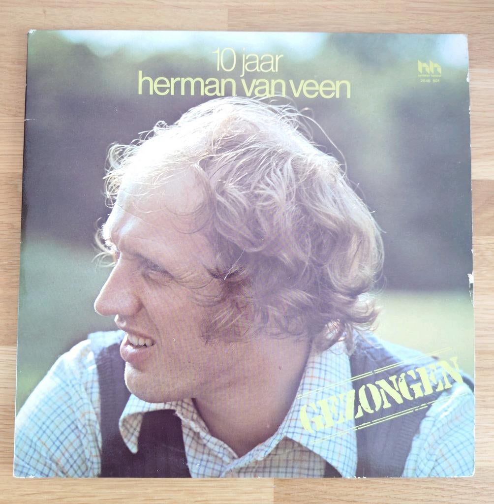Lp Herman van Veen, Ophalen of Verzenden, Gebruikt, 12 inch, Levenslied of Smartlap