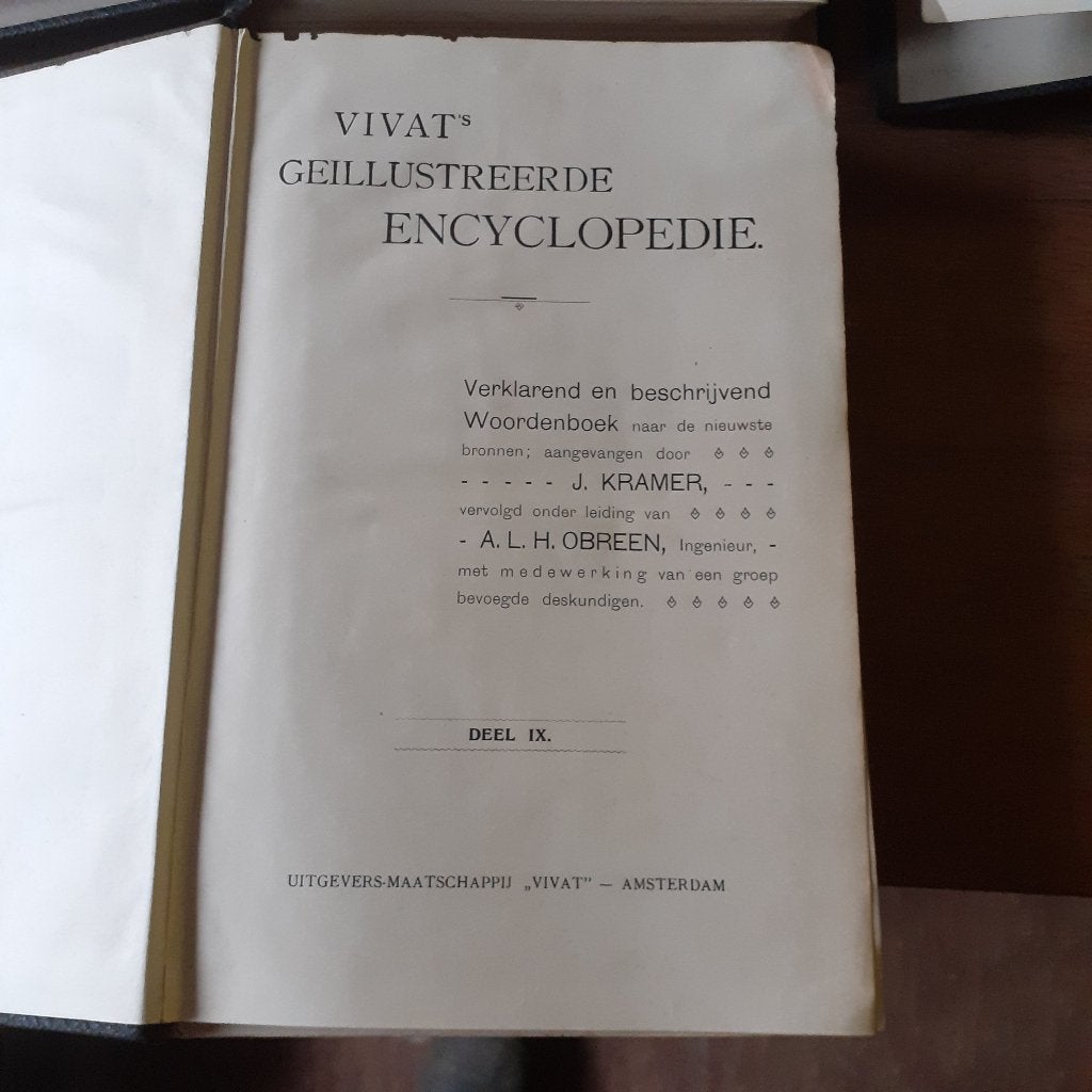 encyclopedie Vivat's 11-delig  1899-1908, Ophalen, Complete serie, Zo goed als nieuw, Algemeen