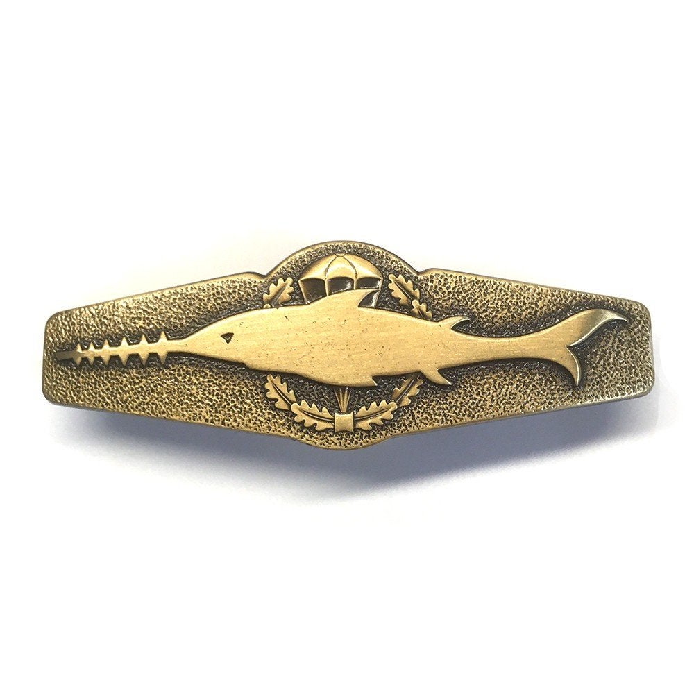 Bundes Marine Badges Kampfswimmer en Parachutist, Verzamelen, Ophalen of Verzenden, Marine, Duitsland, Embleem of Badge