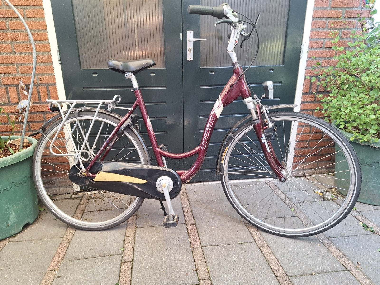 TREK damesfiets, Gebruikt, Versnellingen, 56 cm of meer, Trommelrem