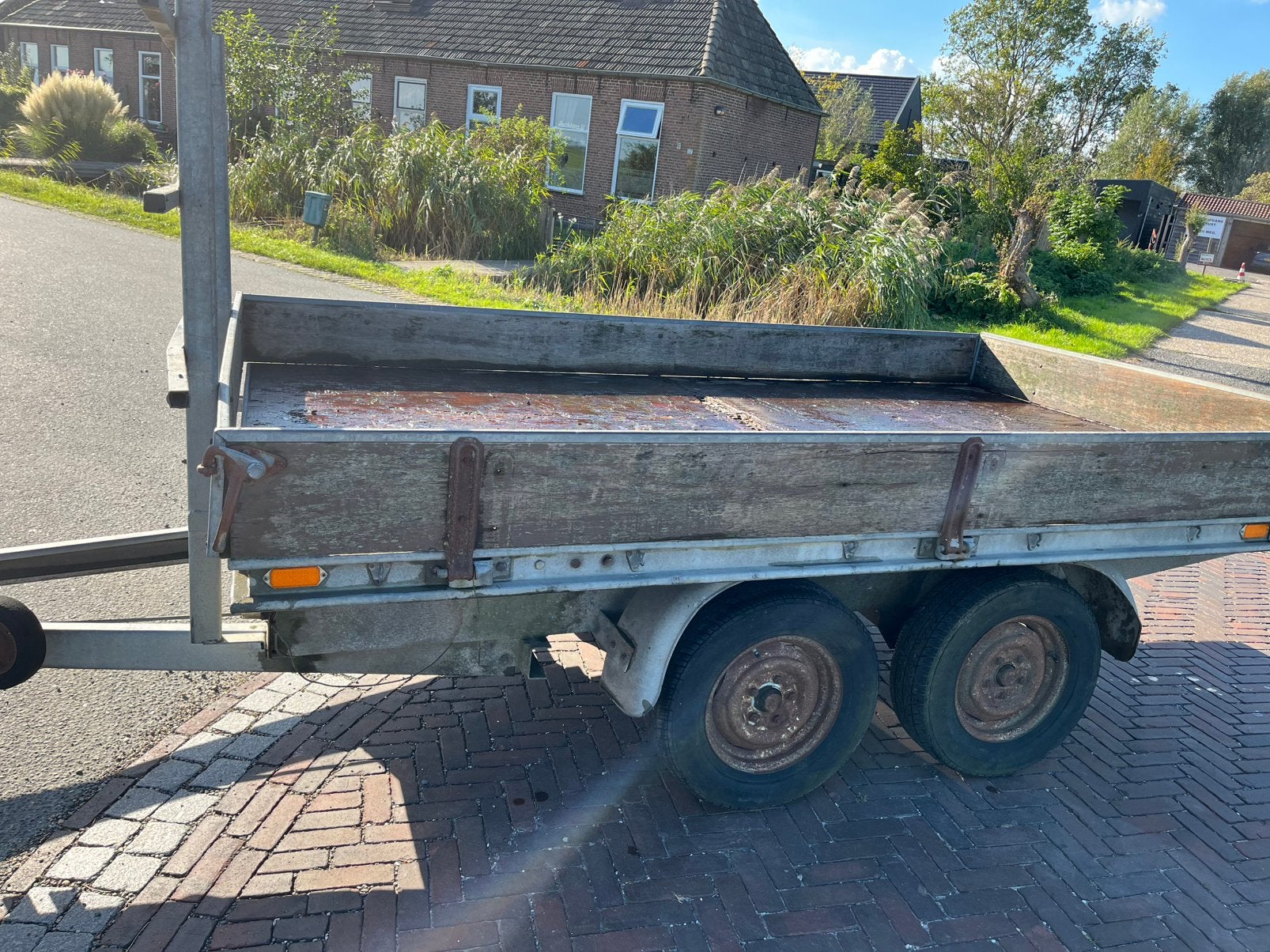 Plateau aanhanger, Auto diversen, Ophalen, Zo goed als nieuw