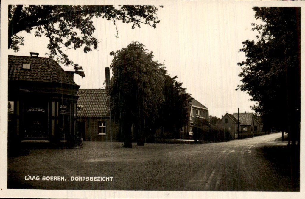 Laag Soeren - Dorpsgezicht - algemeen, Ophalen of Verzenden, 1920 tot 1940, Ongelopen, Gelderland