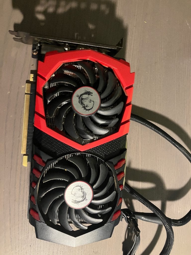 MSI GeForce GTX 1050 Ti Gaming X 4G Grafische Kaart, Computers en Software, PCI-Express 3, Gebruikt, HDMI, Ophalen of Verzenden