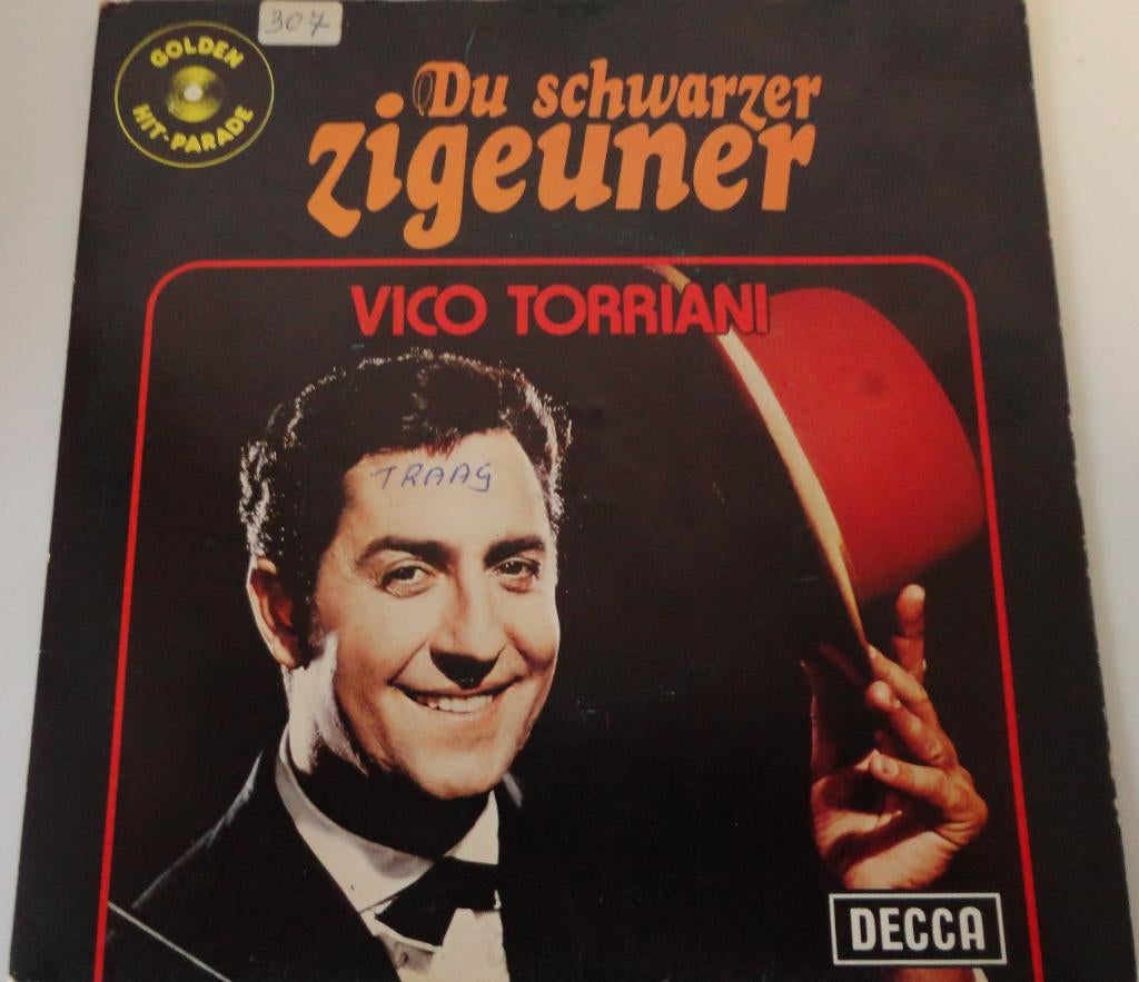 Vico Torriani > Du schwarze zigeuner, Gebruikt, 7 inch, Single, Ophalen of Verzenden