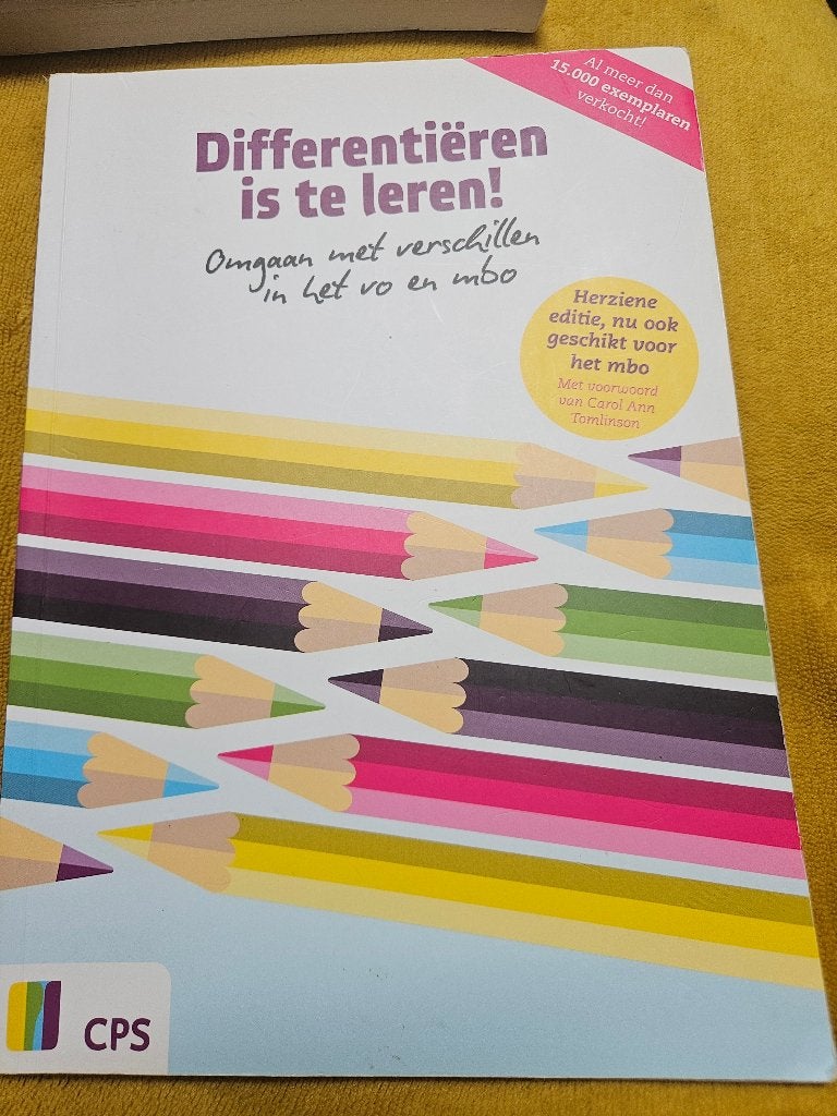Differentiëren is te leren!, Boeken, Ophalen of Verzenden, Beta, Zo goed als nieuw, HBO