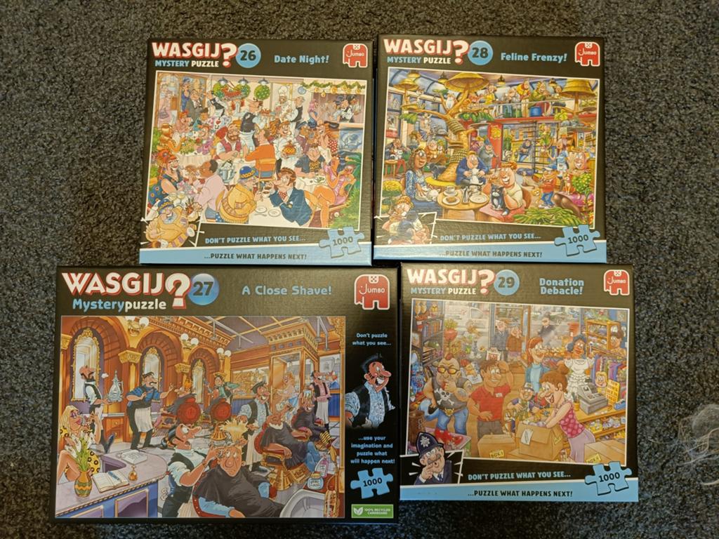 Wasgij Puzzels - Diverse Mystery & Destiny Edities, Hobby en Vrije tijd, Denksport en Puzzels, Ophalen of Verzenden, 500 t/m 1500 stukjes