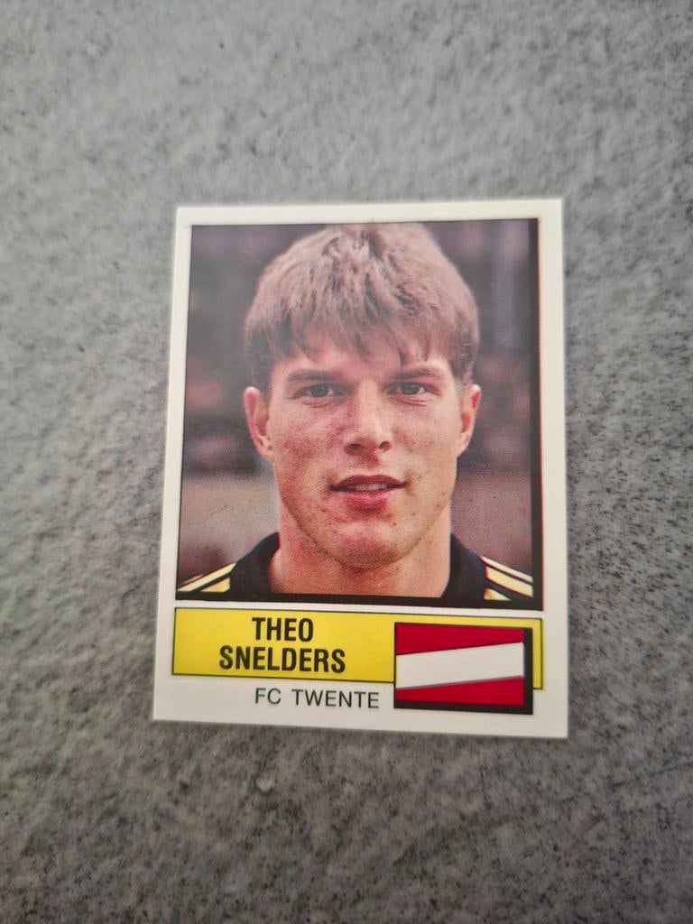 Panini sticker Voetbal 88. Keeper Theo Snelders FC Twente., Verzenden, Zo goed als nieuw, Sticker