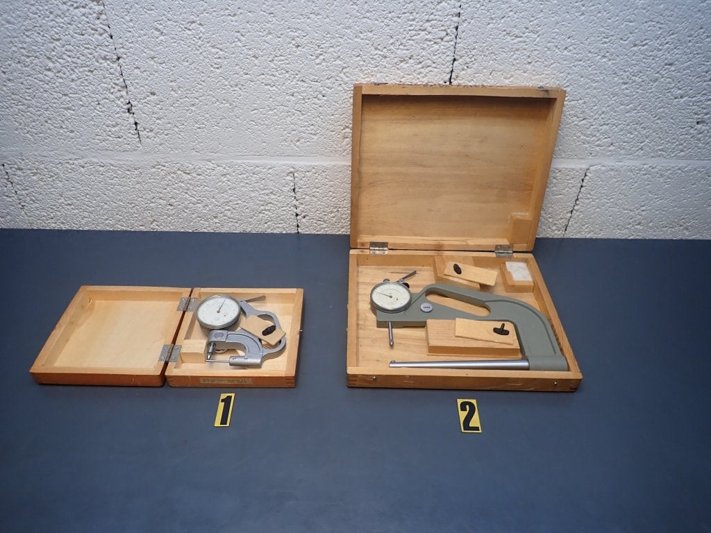 Wanddiktemeter / Pijpdikte meter / Micrometer 0.01mm, Doe-het-zelf en Verbouw, Meetapparatuur, Niet ingevuld, Gebruikt, Afstand