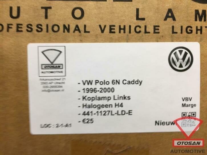 vw polo 6n caddy 1996 2000 koplamp rechts h4 nieuw! 441 1127, Auto-onderdelen, Verlichting, Volkswagen, Volkswagen AG, Nieuw, Berliner Ring 2
38440  Wolfsburg, DE