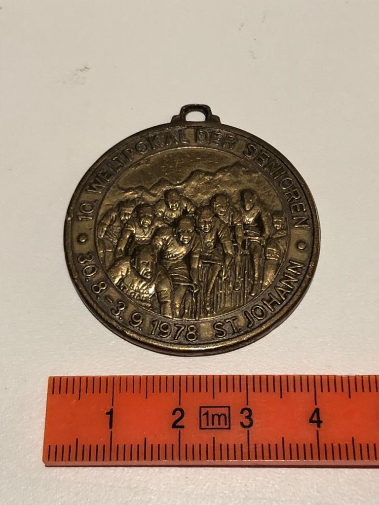 Medaille van 10e wereldbeker wielrennen, Ophalen of Verzenden, Overige materialen, Buitenland