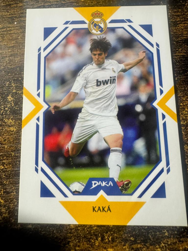 Kaka Real Madrid Spelerskaart - DAKA Collectie, Ophalen of Verzenden, Zo goed als nieuw, Buitenlandse clubs, Spelerskaart