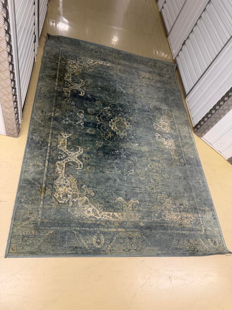 By-Boo Vloerkleed Liv 32 - 160x230 cm, Huis en Inrichting, Stoffering | Tapijten en Kleden, Gebruikt, Blauw, 150 tot 200 cm, 200 cm of meer