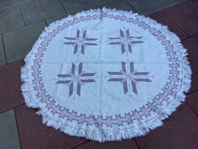 Mooi rond tafelkleed, Ophalen of Verzenden, Zo goed als nieuw, Rond