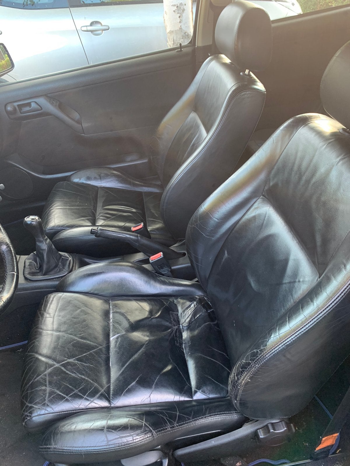 Volkswagen golf 3 VR6 lederen voorstoelen - stoelverwarming, Ophalen of Verzenden, Nieuw, Volkswagen