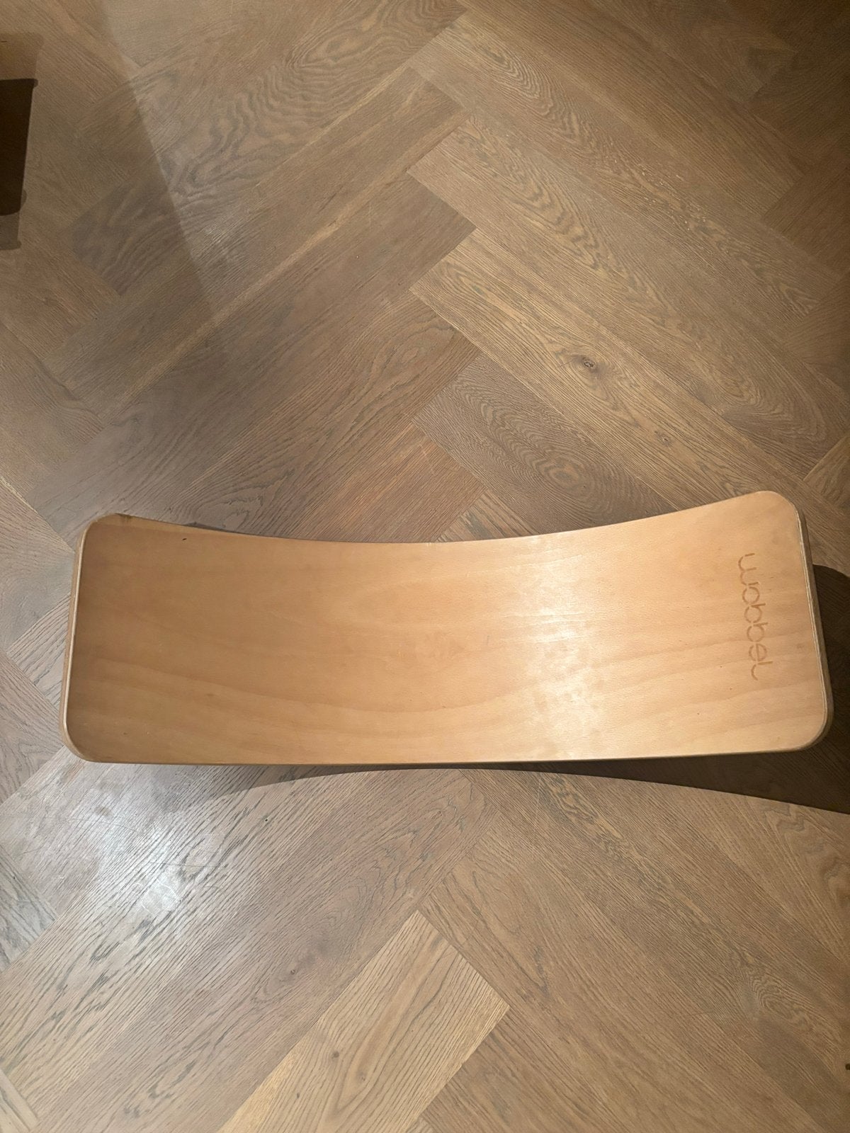 Wobbel Board - Natuurlijk Houten Balansbord, Kinderen en Baby's, Ophalen, Gebruikt