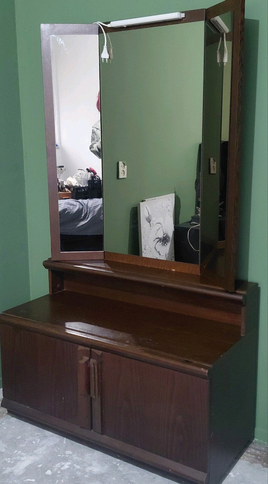 Kaptafel eiken fineer, Ophalen, Gebruikt, 150 tot 200 cm, Hout