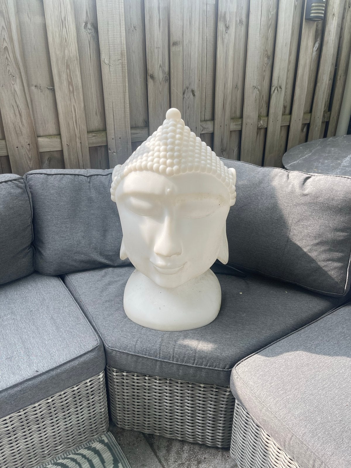 Grote Boeddha Hoofd Lamp - Sfeervolle Verlichting, Ophalen, Gebruikt