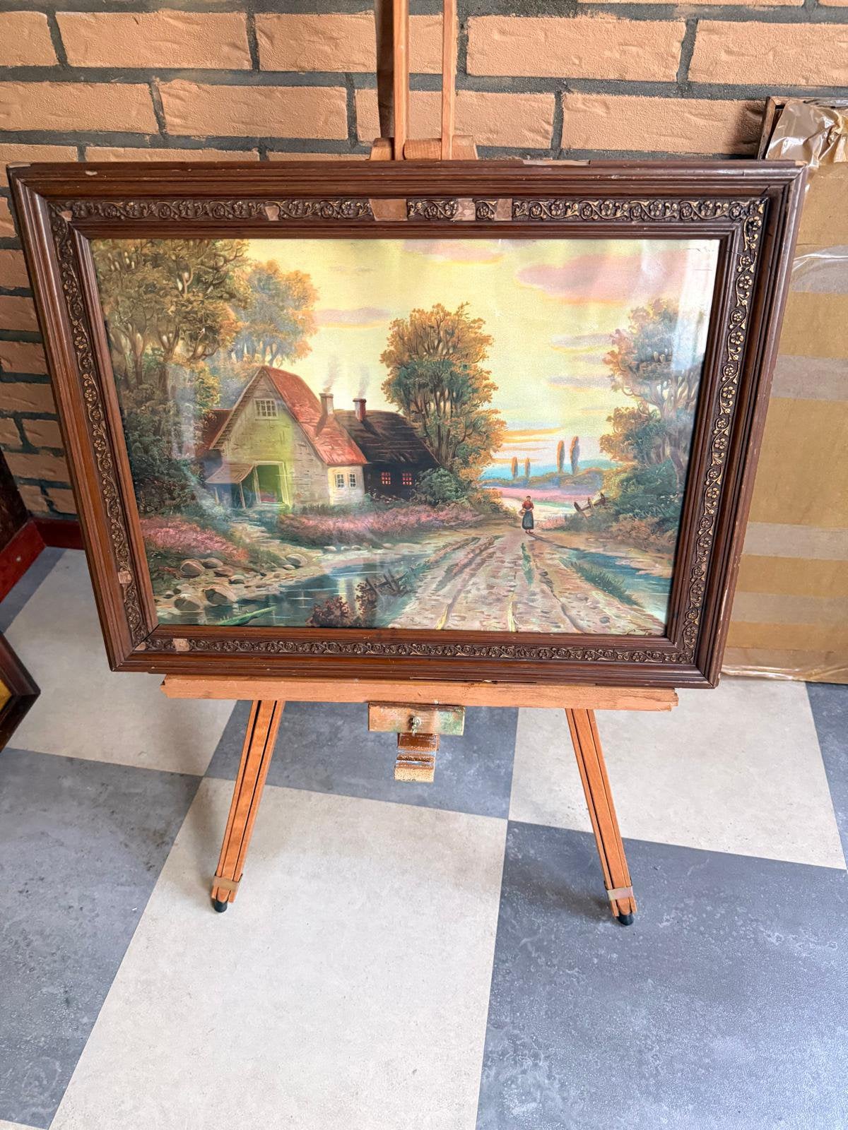 Oud schilderij, Ophalen