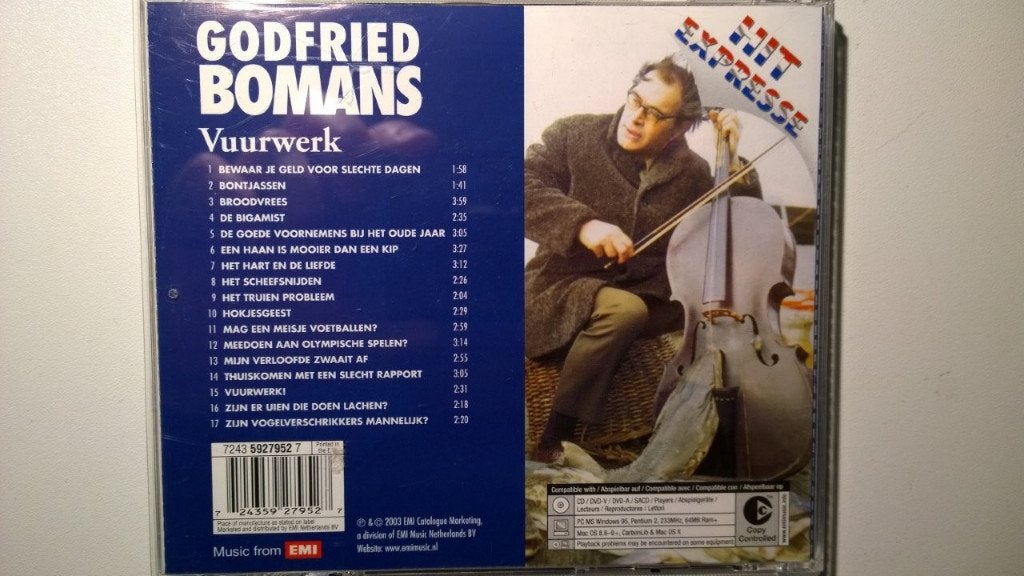 Godfried Bomans - Vuurwerk, Ophalen of Verzenden, Zo goed als nieuw, Pop, Album