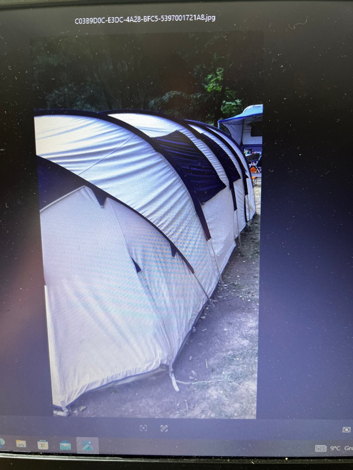 Tent compleet met Kampeerspullen + mini aanhangwagen, Ophalen, Gebruikt, Overige