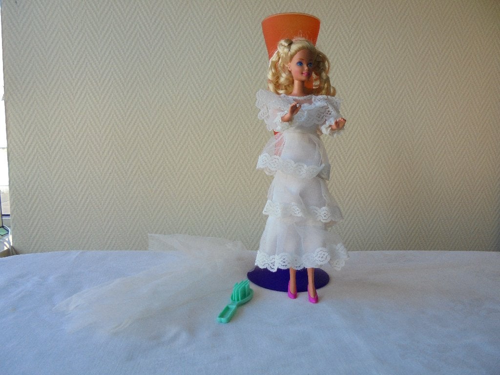 3 barbie`s van mattel Indonesia 1966, Ophalen of Verzenden, Gebruikt, Pop