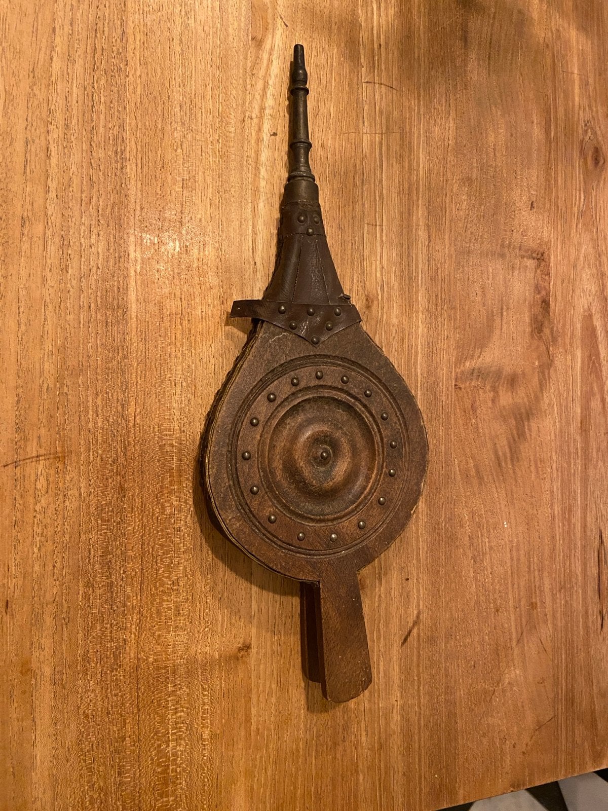 Vintage Houten Blaasbalg - Decoratief en Functioneel, Antiek en Kunst, Ophalen of Verzenden