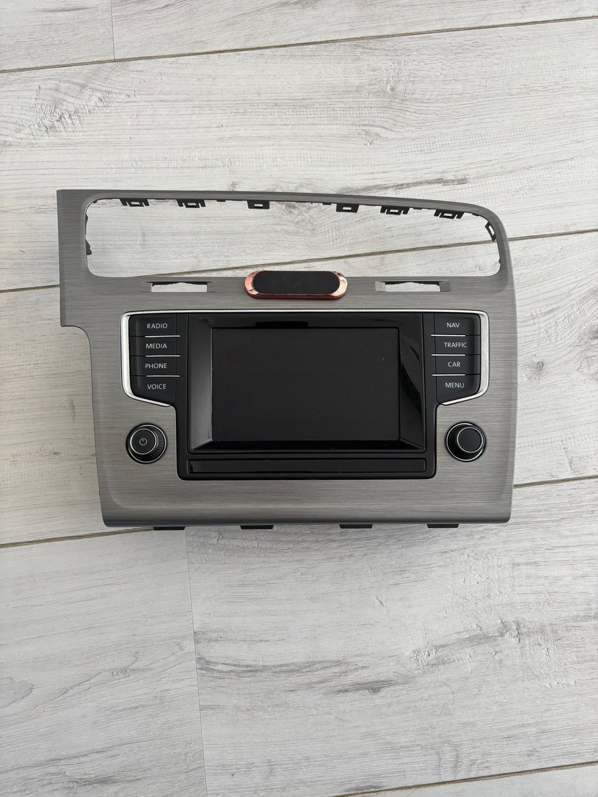VW Golf 7 Navigatieset scherm + Radio Unit, Ophalen of Verzenden, Zo goed als nieuw