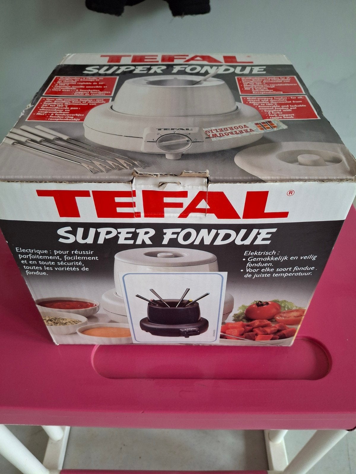 Fondue set, Ophalen of Verzenden, Zo goed als nieuw, Elektrisch, Fondueset