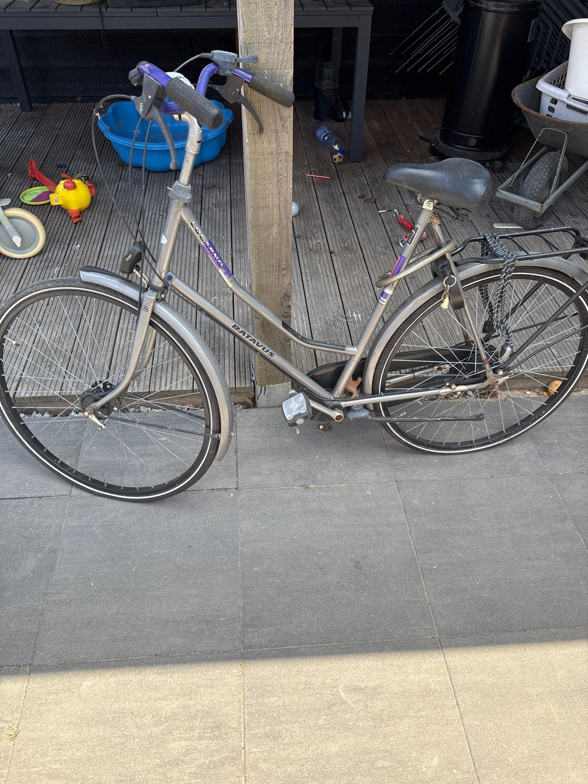 Batavus Locarno Damesfiets - Gebruikt, Ophalen, Velgrem, Batavus, 53 tot 56 cm