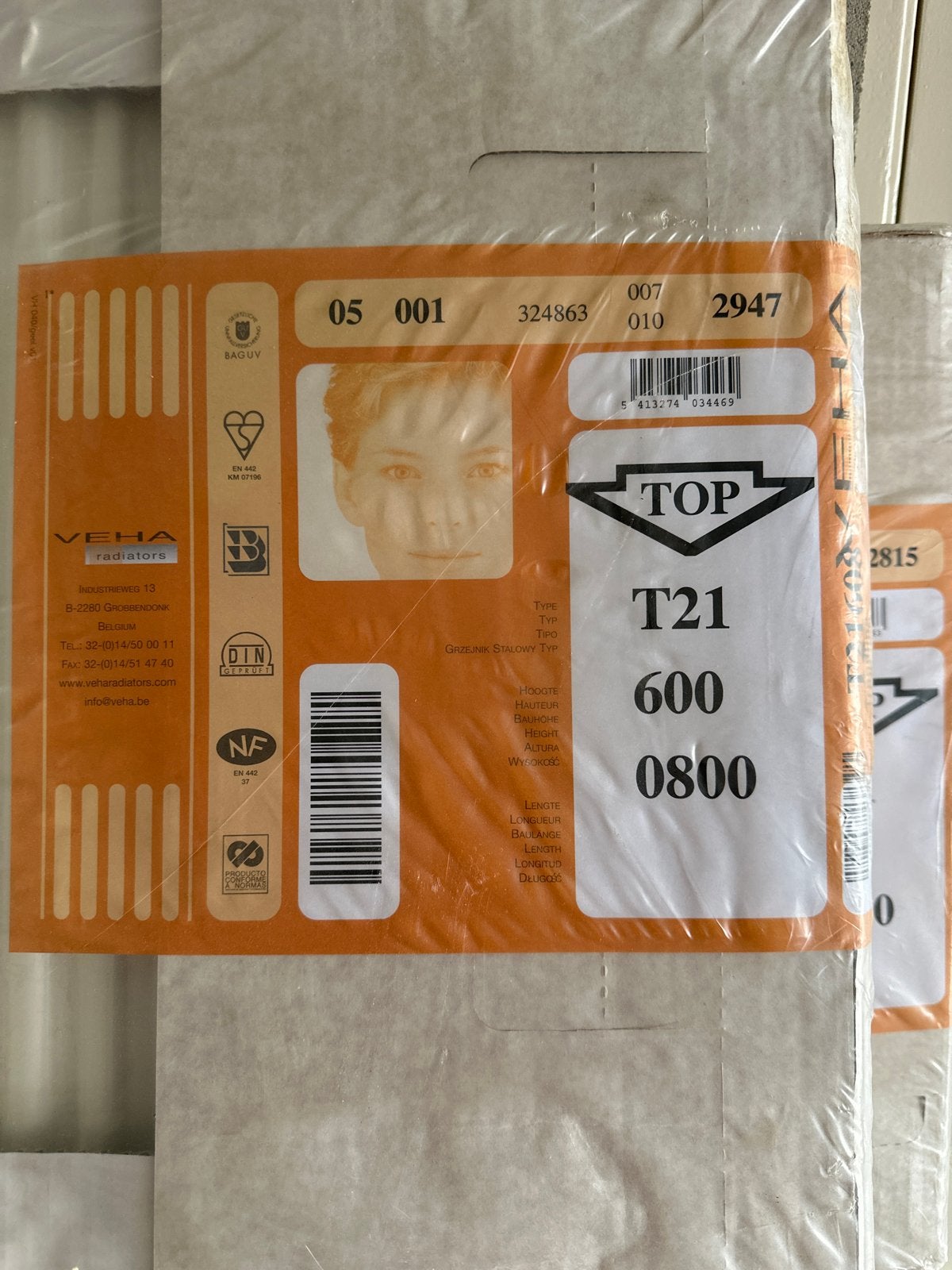 Nieuwe Veha Trendline T21 Radiator 600x800mm, Ophalen, 30 tot 80 cm, Radiator, Nieuw