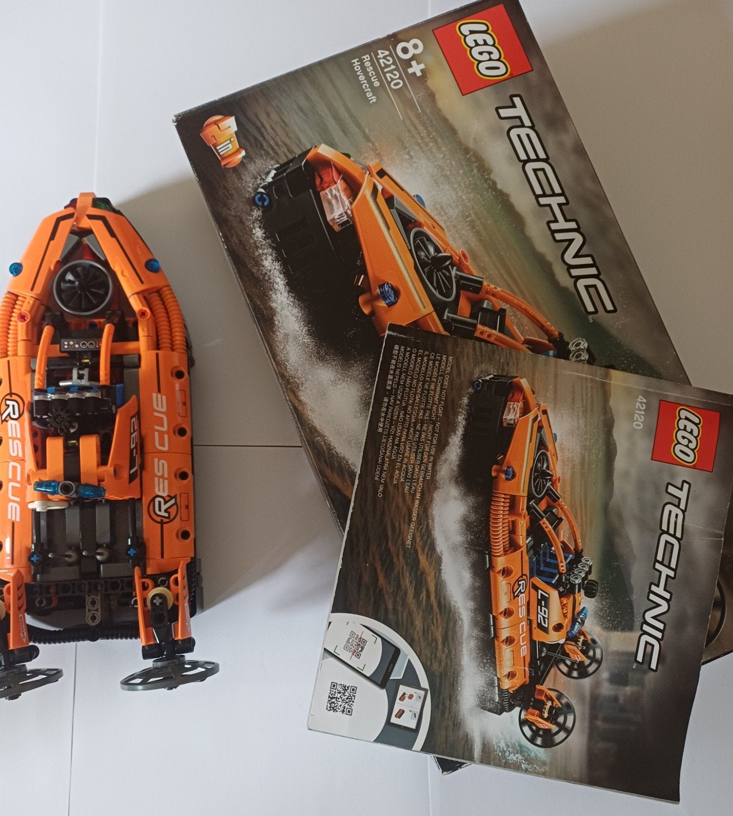 Lego Technic Hovercraft 42120 - Zo goed als nieuw, Ophalen of Verzenden, Zo goed als nieuw