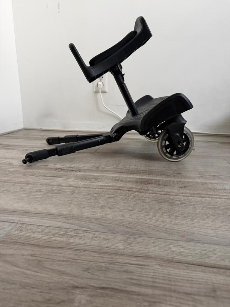 Meerijdplankje met zitje voor kinderwagen (zonder connectors, Ophalen of Verzenden, Gebruikt, Kinderwagen, Overige merken