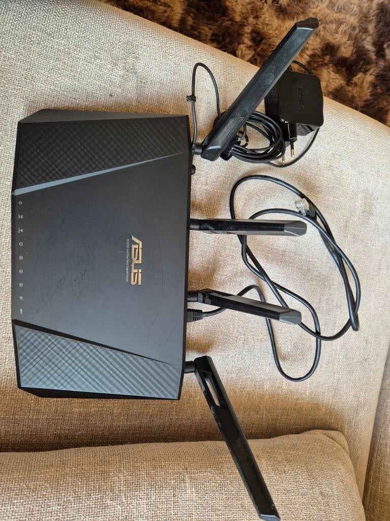 ASUS RT-AC87U Dual-Band Wireless AC Router, Ophalen of Verzenden, Gebruikt, Router, ASUS