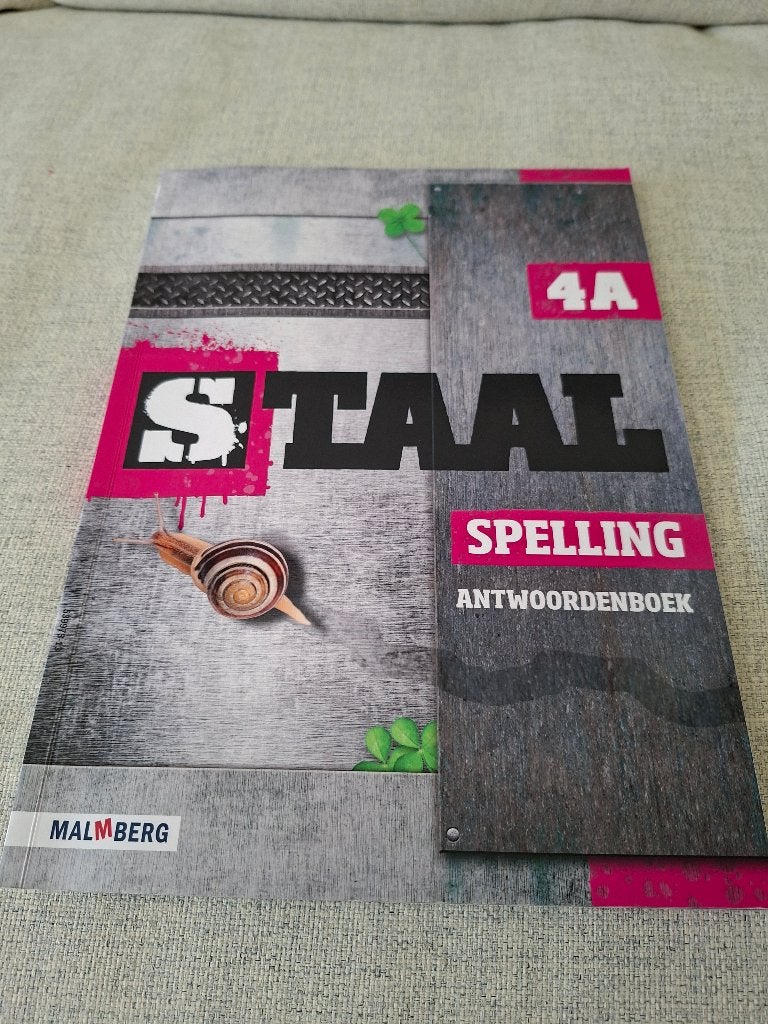 Staal Spelling Antwoordenboek A+B Groep 4, Boeken, Ophalen of Verzenden, Zo goed als nieuw, Overige niveaus, Nederlands