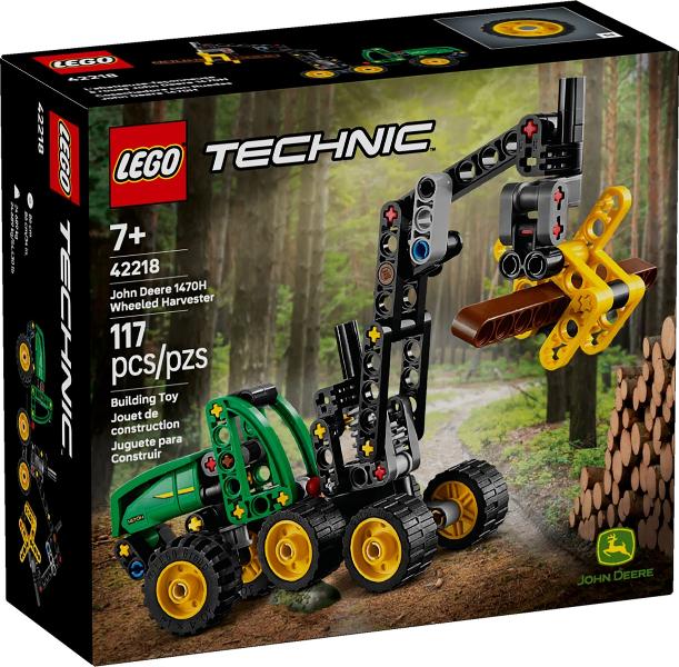 Lego Technic set 42218 John Deere 1470H houtoogstmachine, Lego, Nieuw, Ophalen of Verzenden, Technic