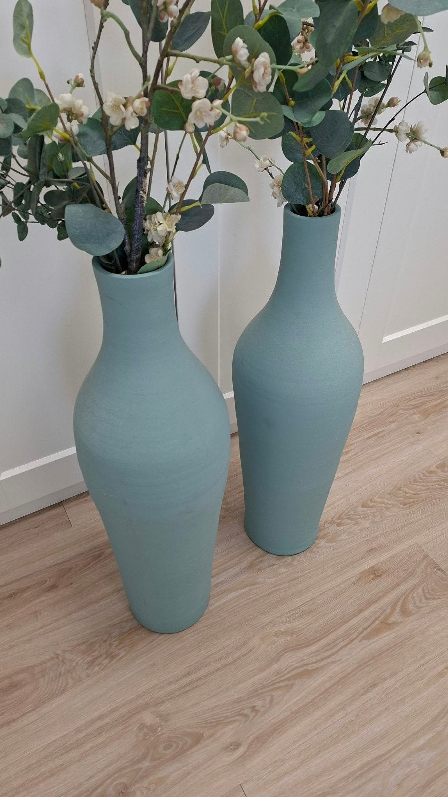 Luxe vazen, Ophalen, Zo goed als nieuw, 74 cm, Steen/keramiek