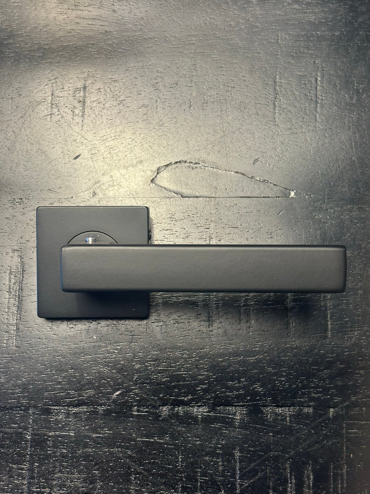 Intersteel Deurklinken Zwart Vierkant Steel - 8 Stuks met 2, Ophalen, Gebruikt, Overige materialen, Klink of Kruk