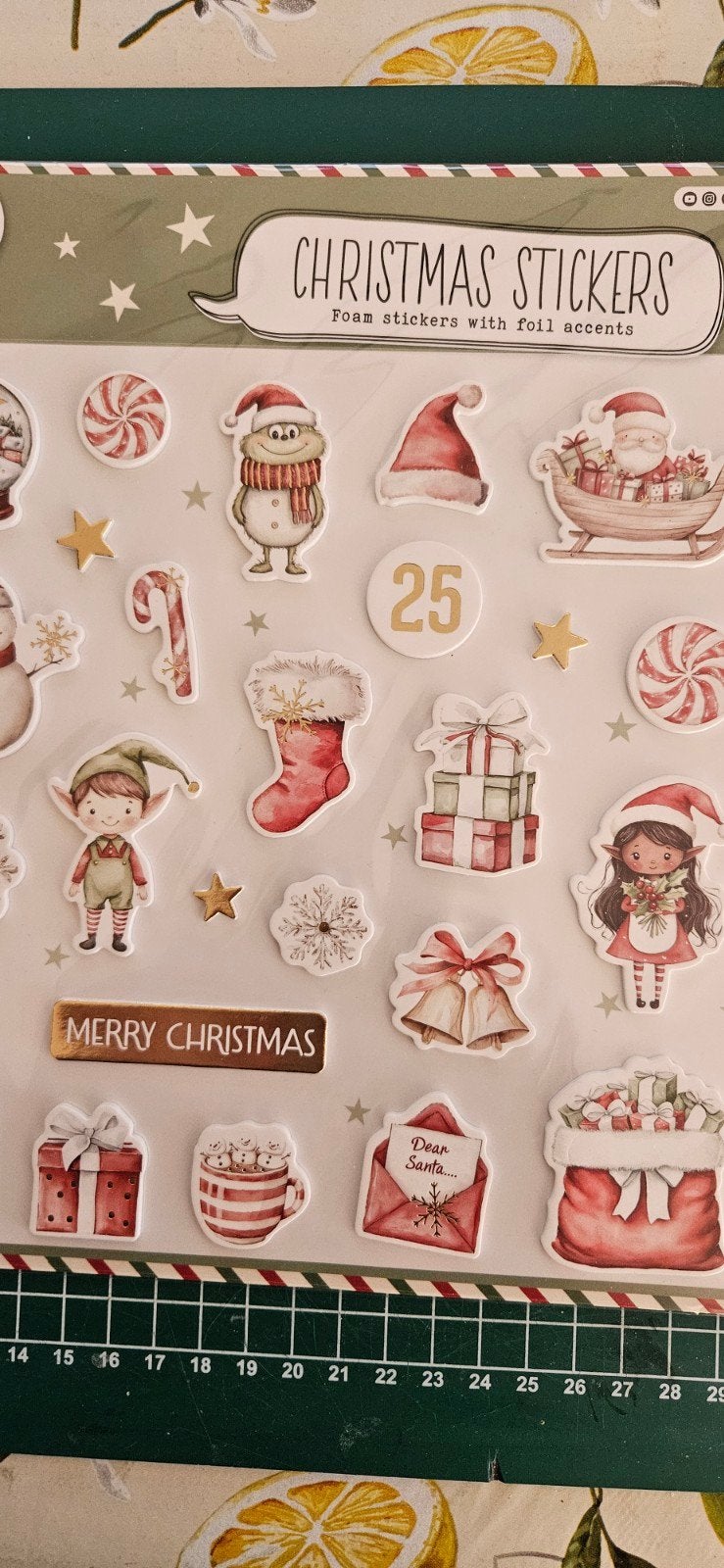 Kerst 3D sickers, Hobby en Vrije tijd, Ophalen of Verzenden, Nieuw, Kerst, Overige typen