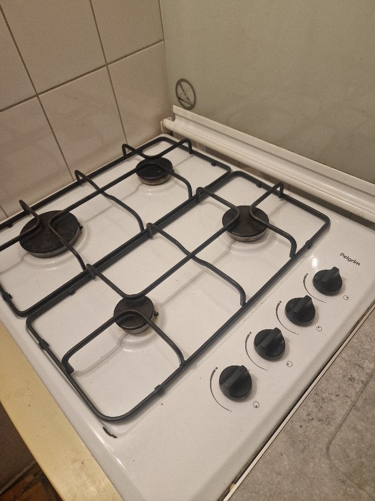 Pelgrim gaskookplaat, Ophalen, Gebruikt, 4 kookzones, Gas