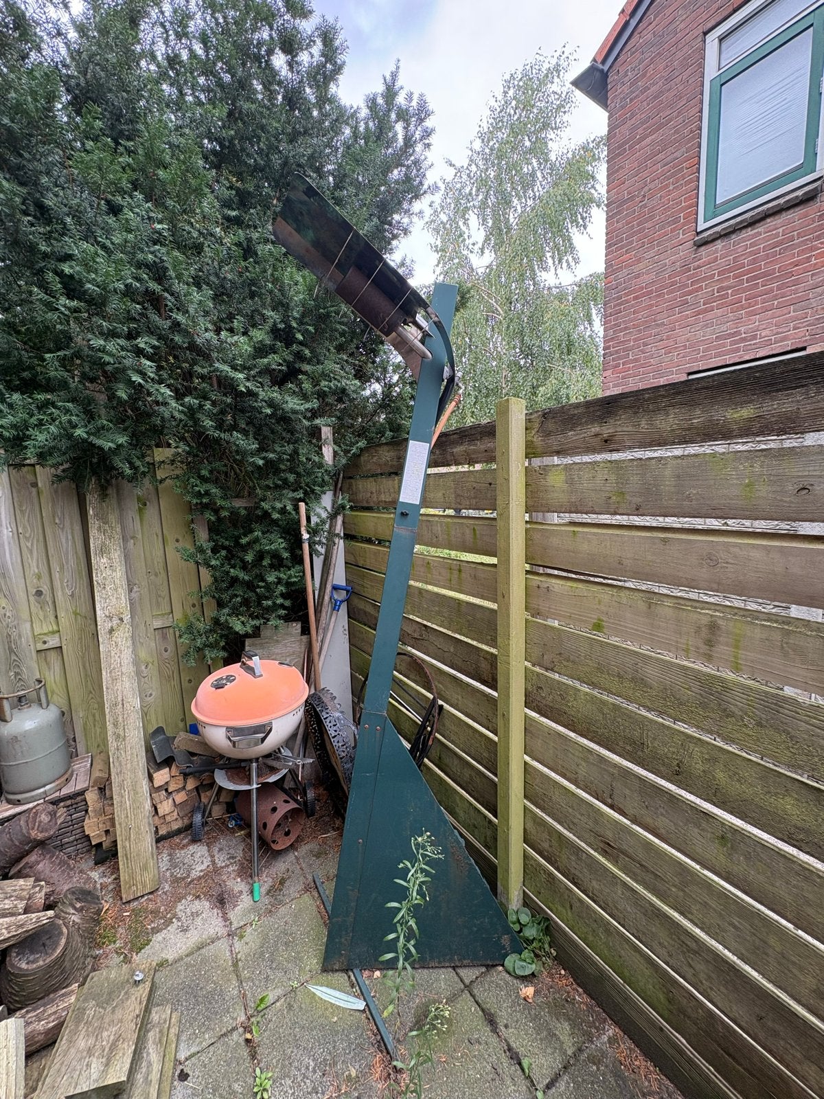 Gebruikte gasheater voor terras of tuin, Ophalen, Gebruikt, Gas, Vloer