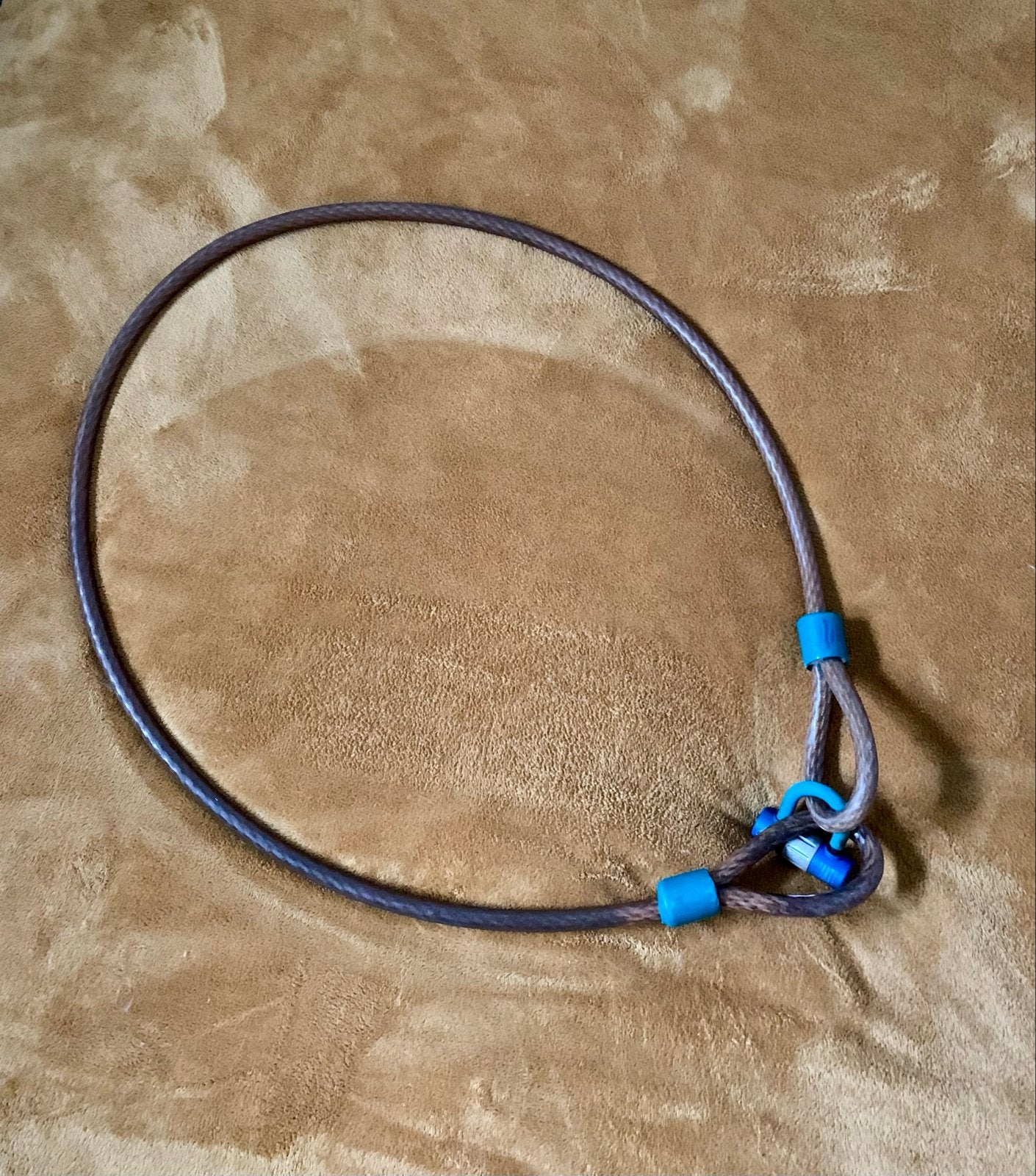 Bootslot met kabel - ART slot met oogkabel 20 mm, 2,5 meter, Watersport en Boten, Ophalen, Gebruikt, Ankeren en Afmeren